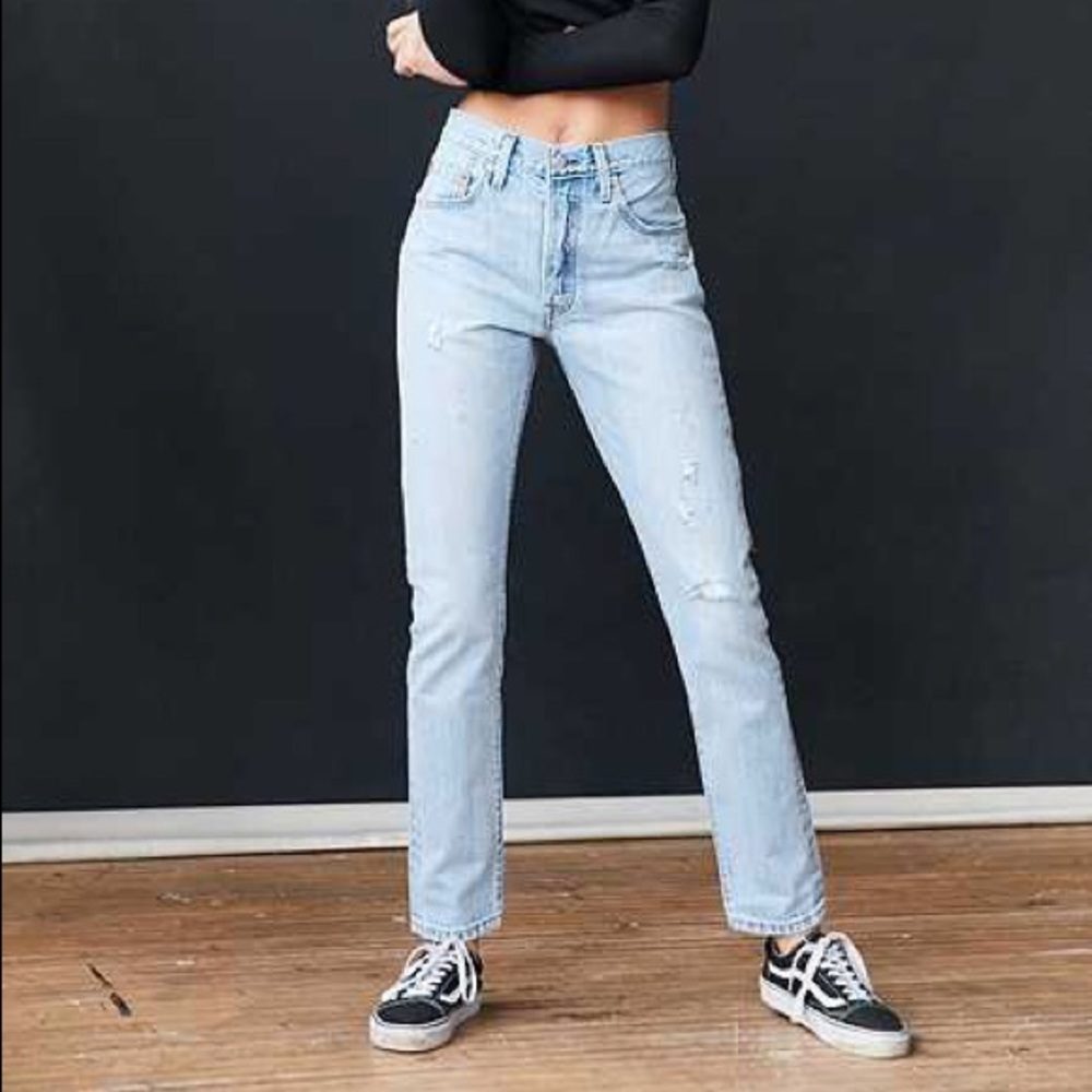 Levi’s 501 Skinny Girlfriend Denim Jeans 27 x 30